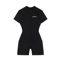 Women's WarBlade Quarter-Zip Short Sleeve Romper — front view
