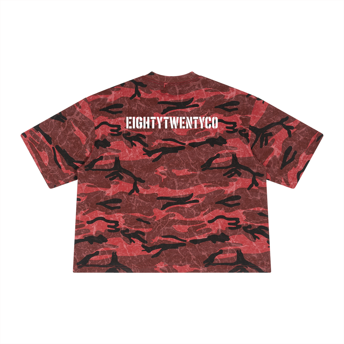 WarDept Boxy Camo Print T-Shirt
