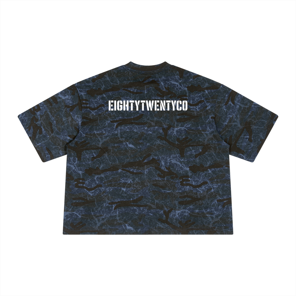 WarDept Boxy Camo Print T-Shirt
