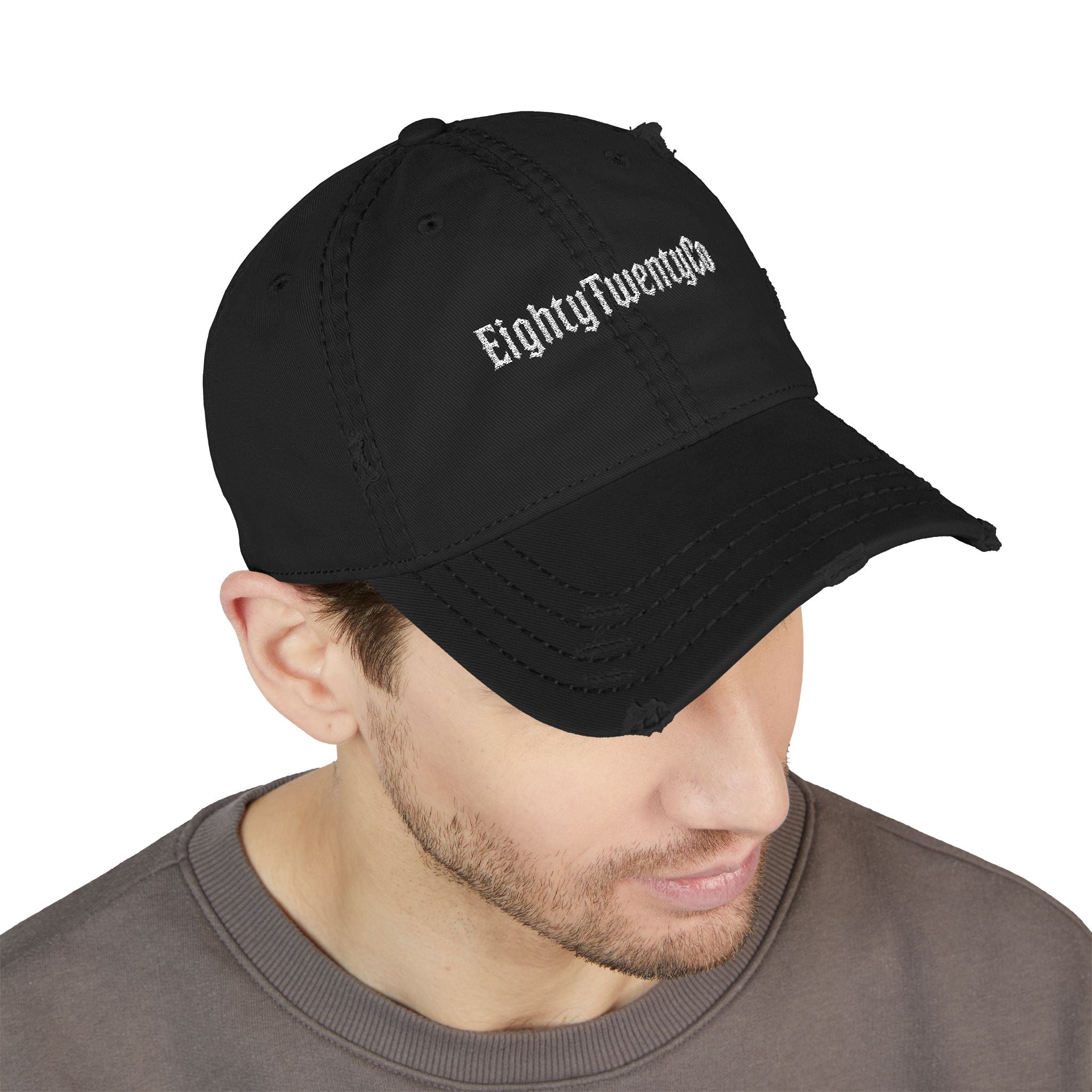 IronScript Distressed Hat — alternate view 2