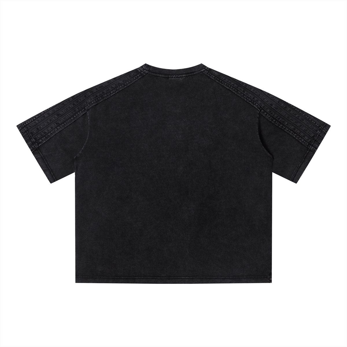 Gothic Drip Vintage Wash Boxy T-Shirt – White Print