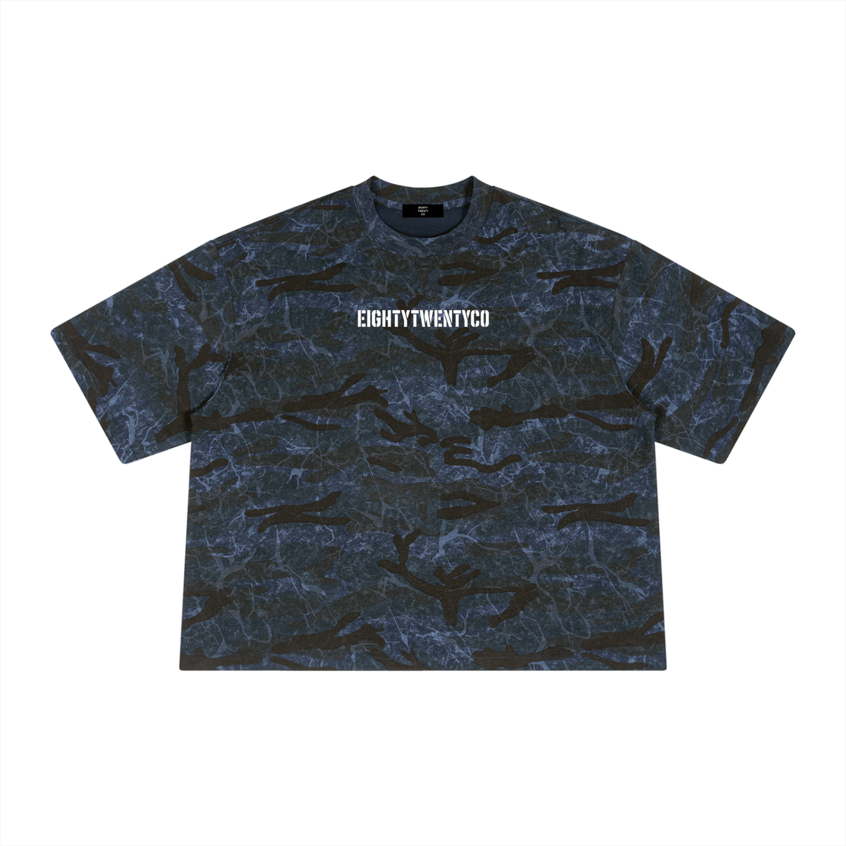WarDept Boxy Camo Print T-Shirt