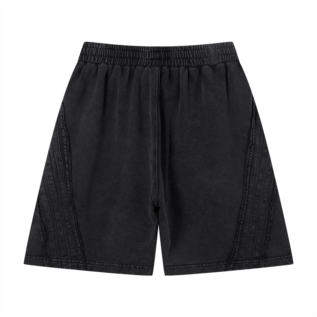 BarbedWire Vintage Wash Shorts – Black