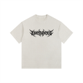 WhiteOut Vintage Washed Oversized Cotton T-Shirt — front view