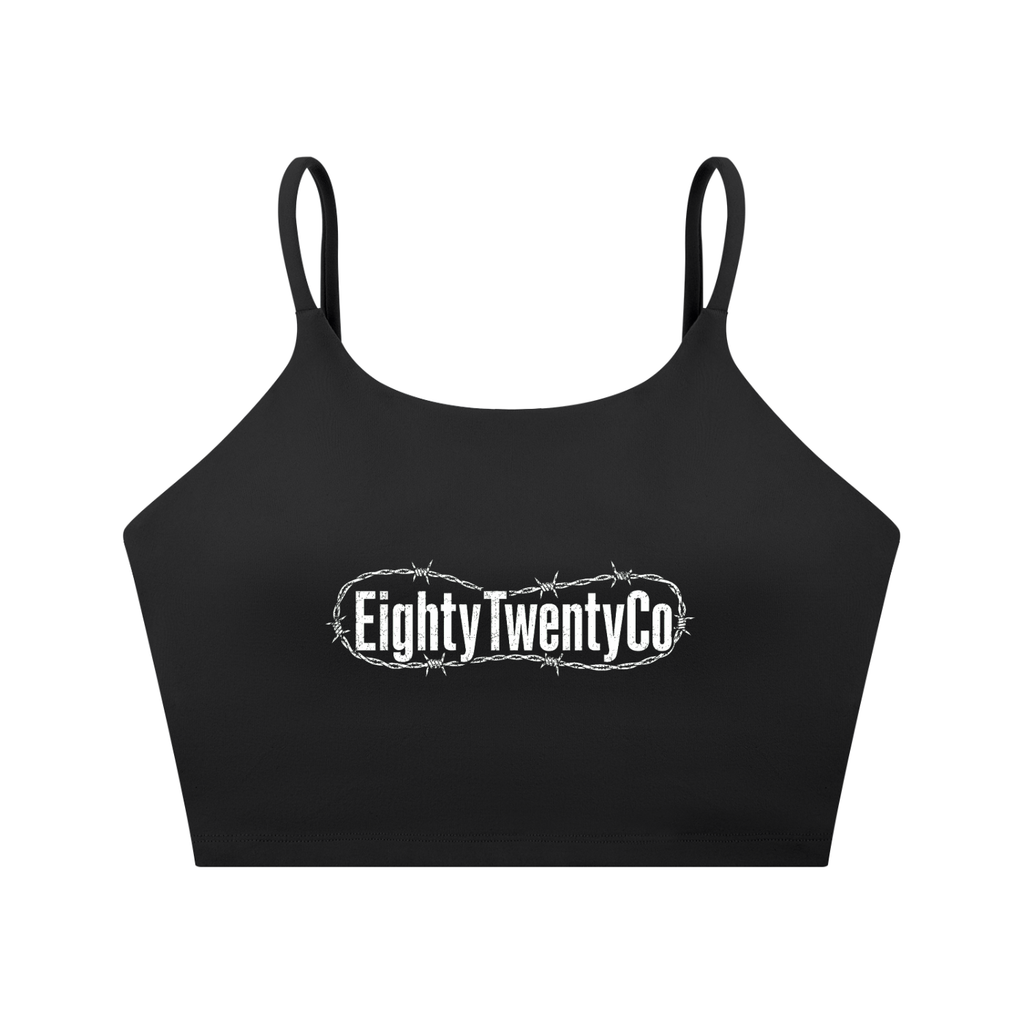 Womens BarbedWire Yoga Top — front view