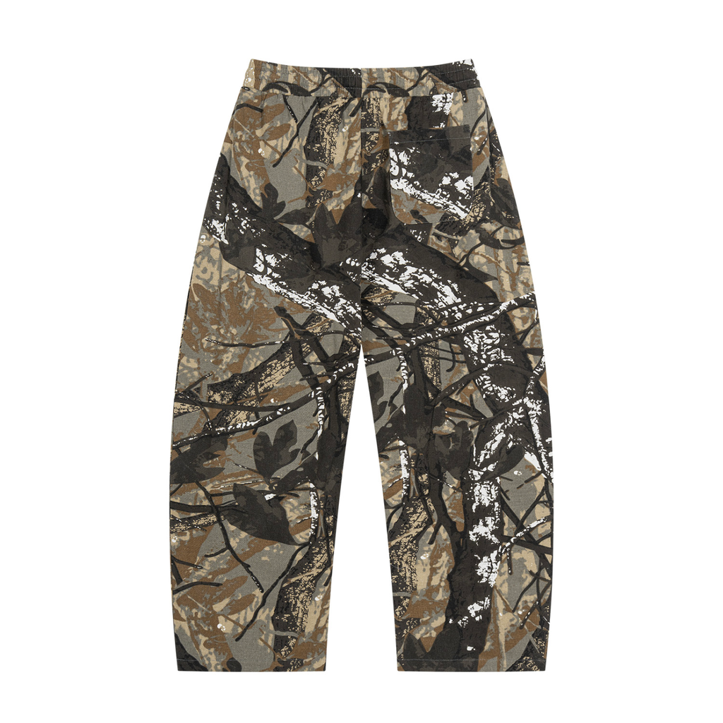 Tree Camo Barrel-Leg Joggers