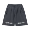 BarbedWire Vintage Wash Shorts – Dark Grey