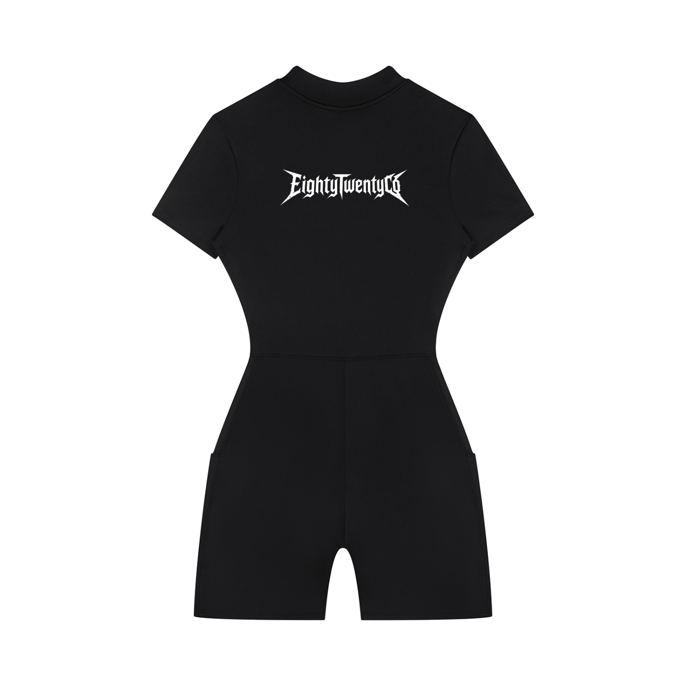 Women's WarBlade Quarter-Zip Short Sleeve Romper — back view