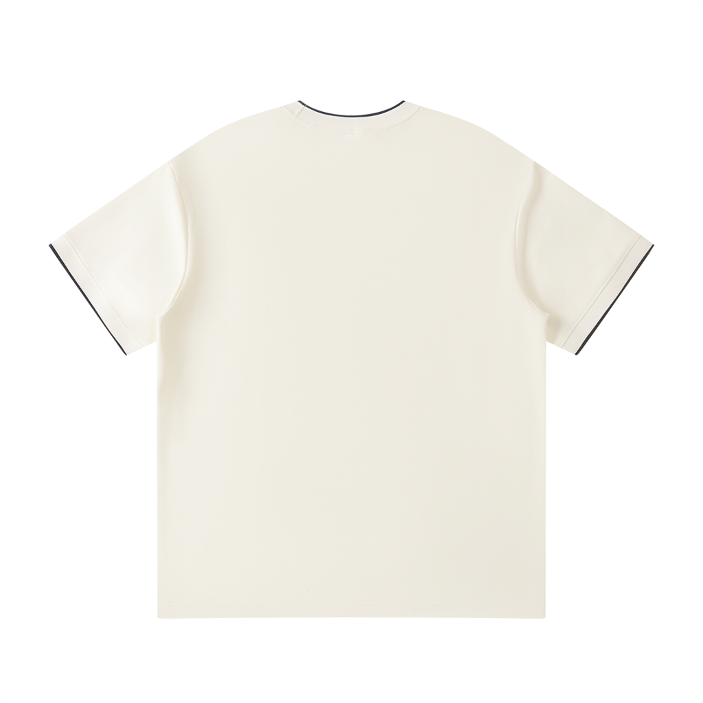 YamiBloom T-Shirt – White & Apricot