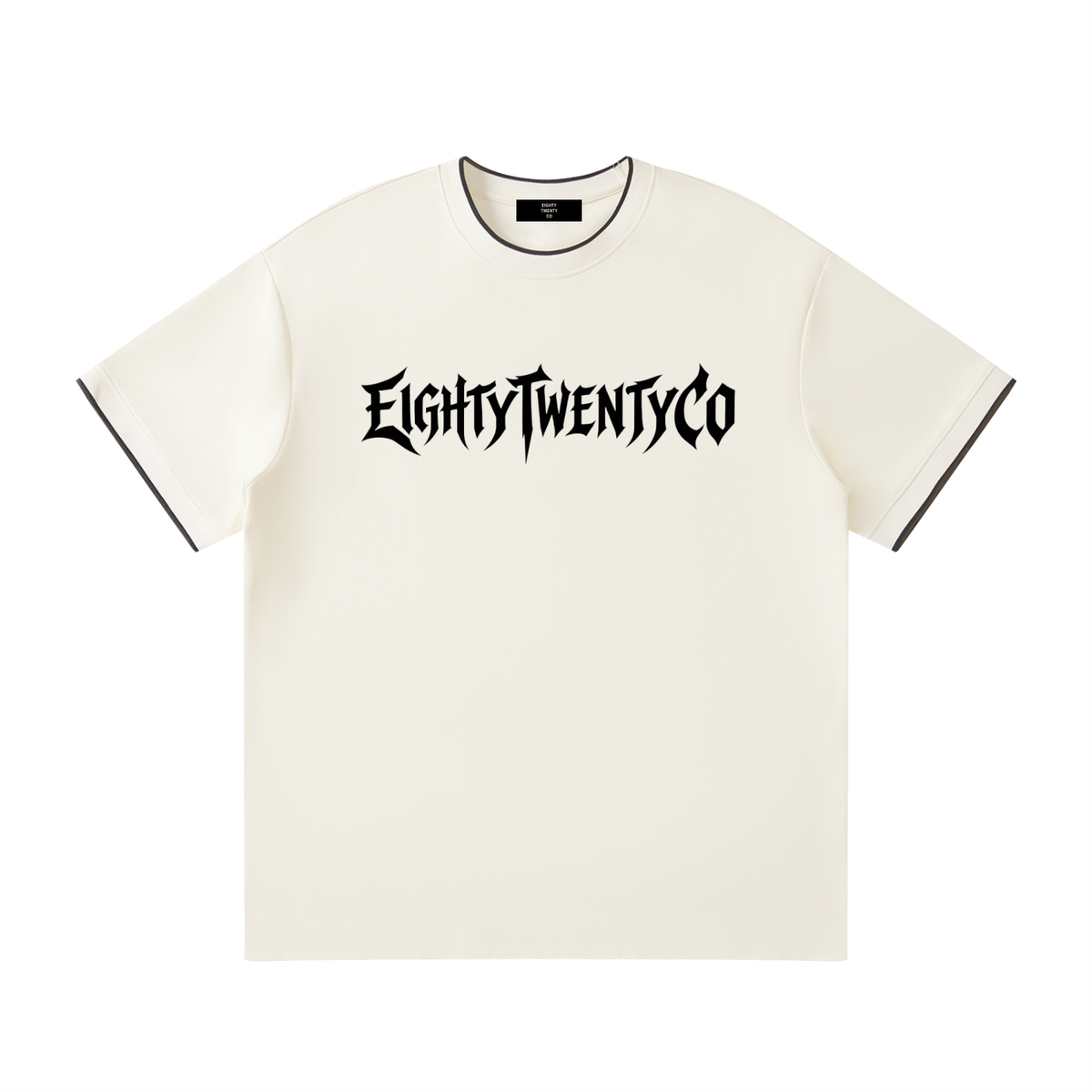 YamiBloom T-Shirt – White & Apricot