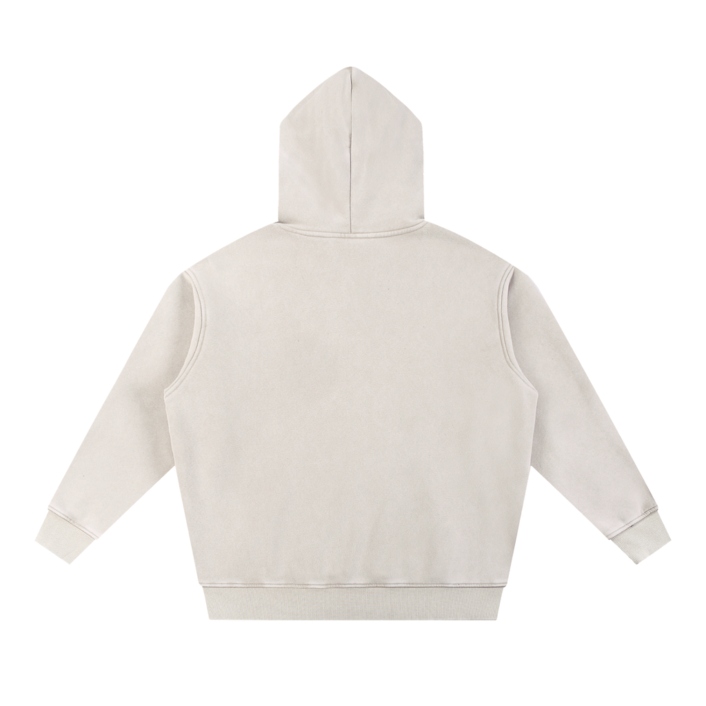 ThornBorn Oversized Washed Hoodie – Mild Apricot