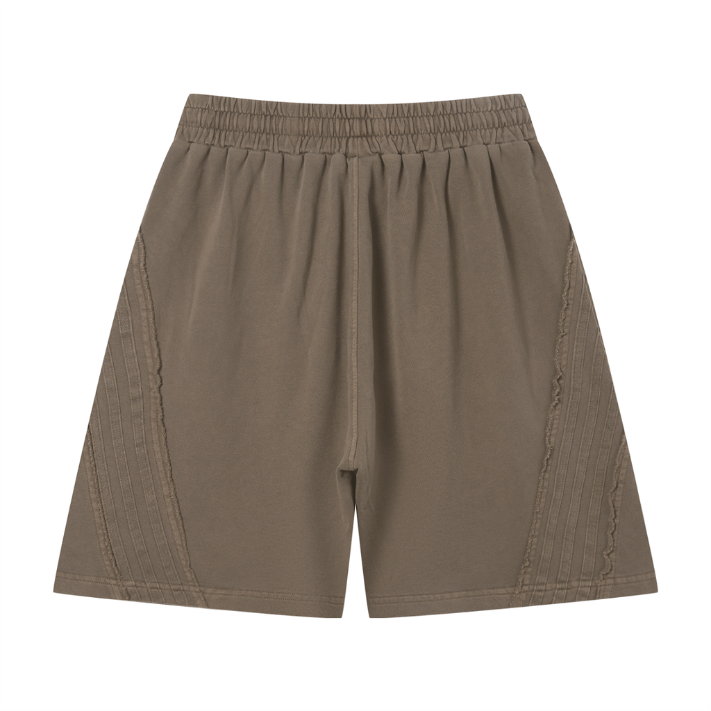 BarbedWire Vintage Wash Shorts – Khaki