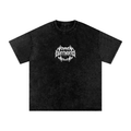 FangFall Chest Print Oversized T-Shirt
