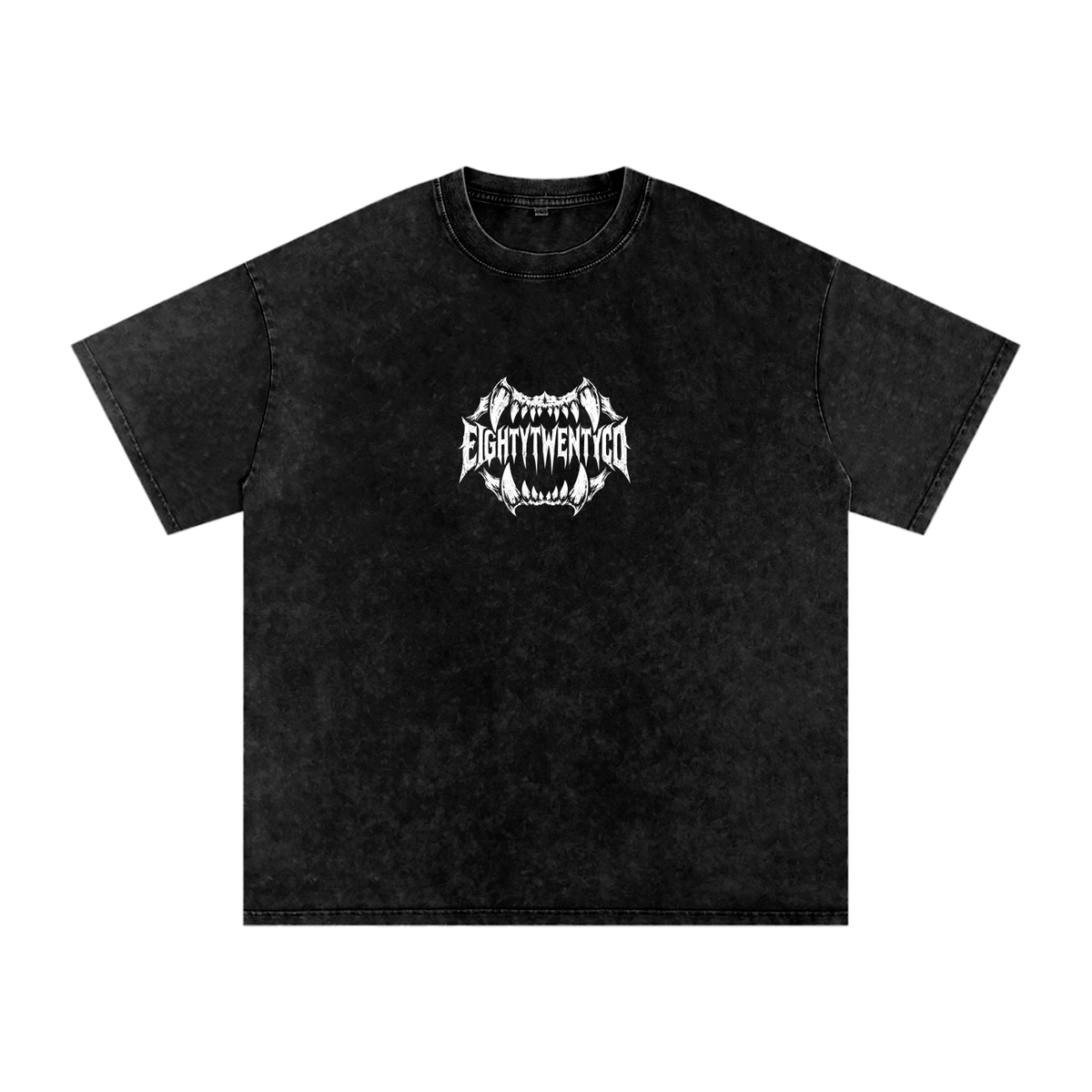 FangFall Chest Print Oversized T-Shirt