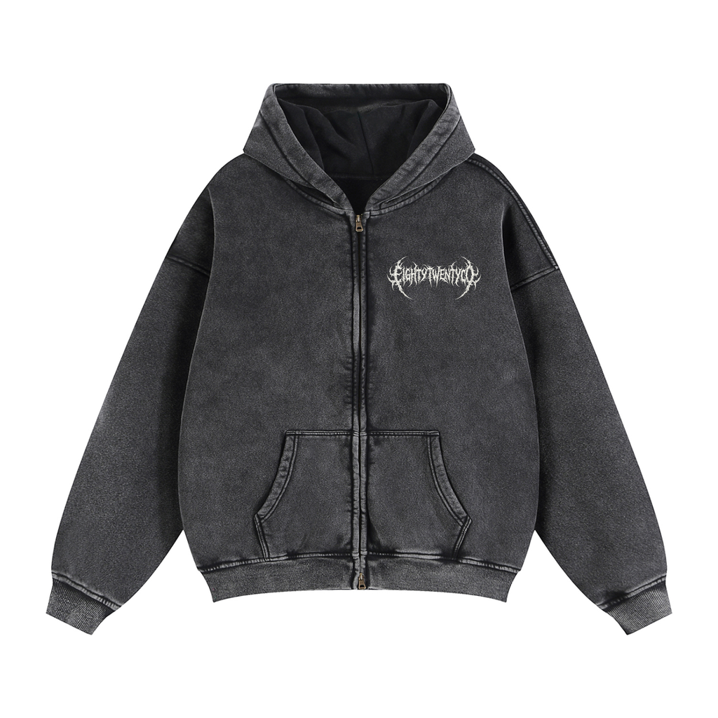 ThornBorn Zip Hoodie — front view
