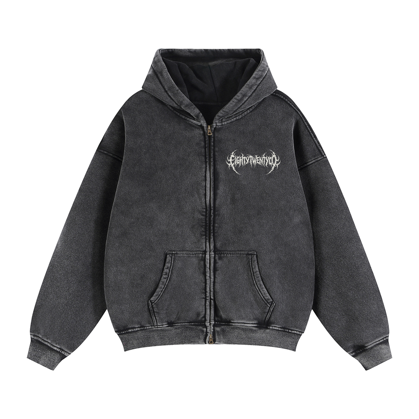 ThornBorn Zip Hoodie — front view