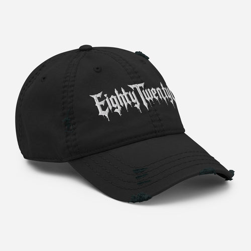 BloodLine Distressed Hat — right front view