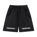 BarbedWire Vintage Wash Shorts – Black